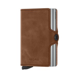 Secrid Twinwallet vintage cognac silver