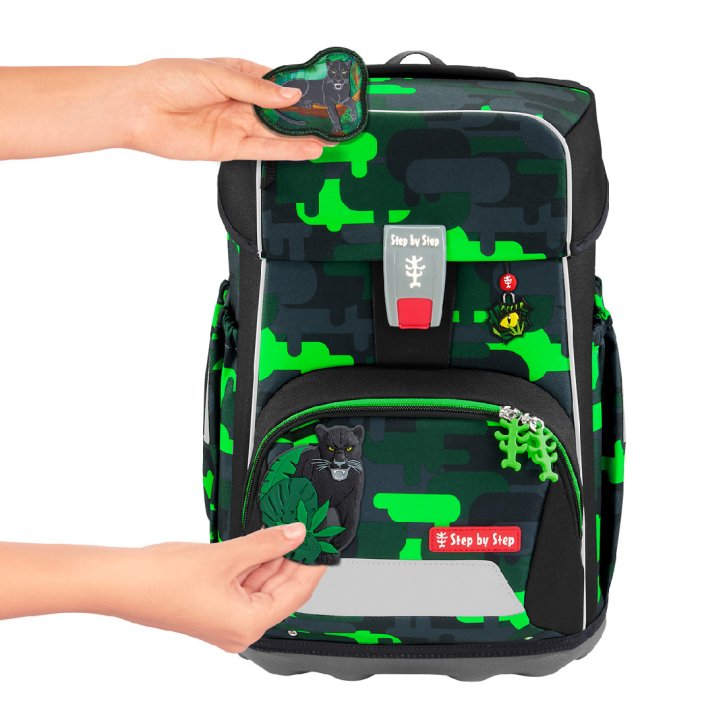 Step by Step GIANT Schulranzen-Set black cat chico