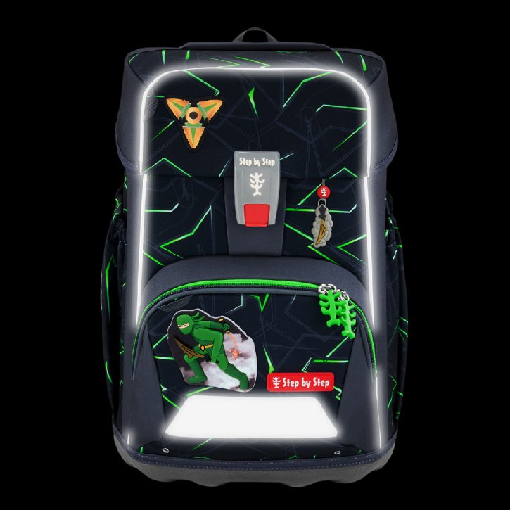 Step by Step GIANT Schulranzen-Set ninja kimo