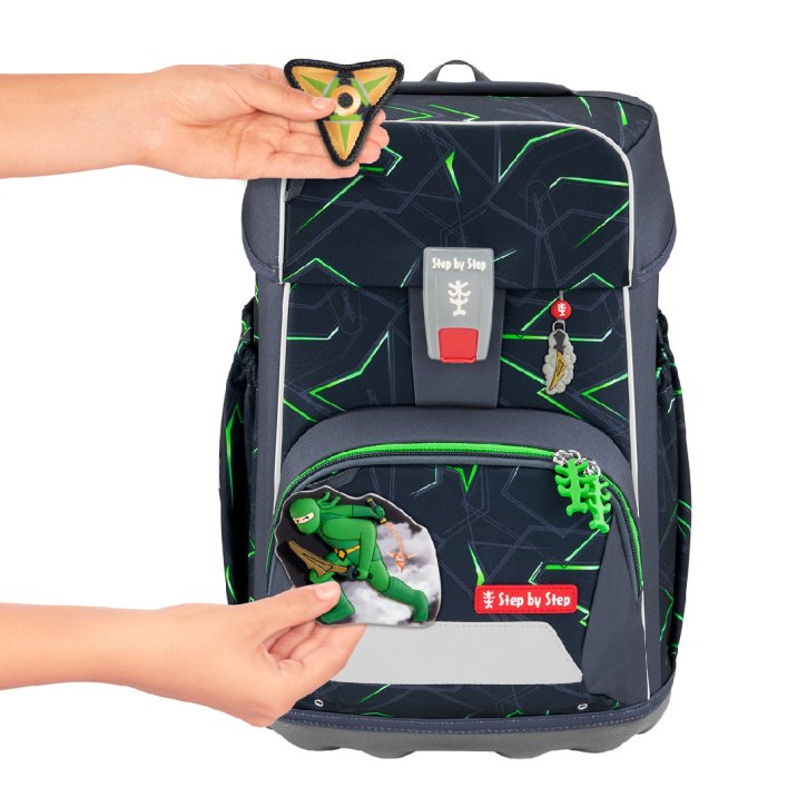 Step by Step GIANT Schulranzen-Set ninja kimo