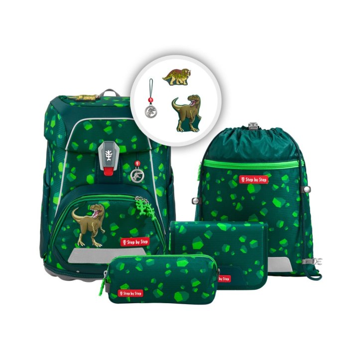 Step by Step FIT Schulranzen Set dino targo