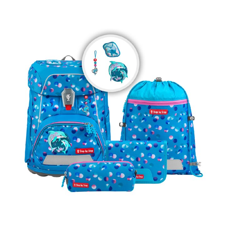 Step by Step FIT Schulranzen Set dolphin finja