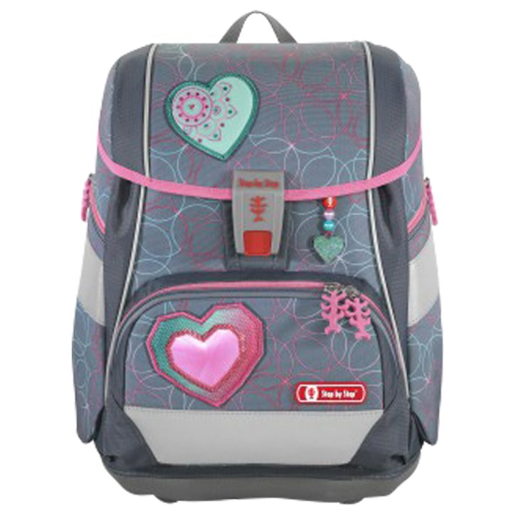 Step by Step 2in1 plus Schulranzen Set Glitter Heart