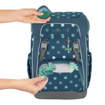 Step by Step Giant Schulrucksack Set Tropical Chameleon