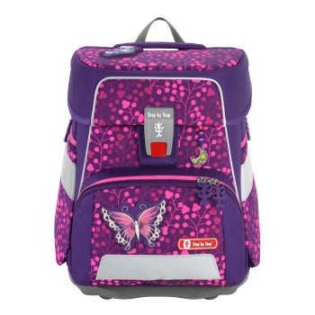 Step by Step Space Shine Schulranzen Set butterfly night