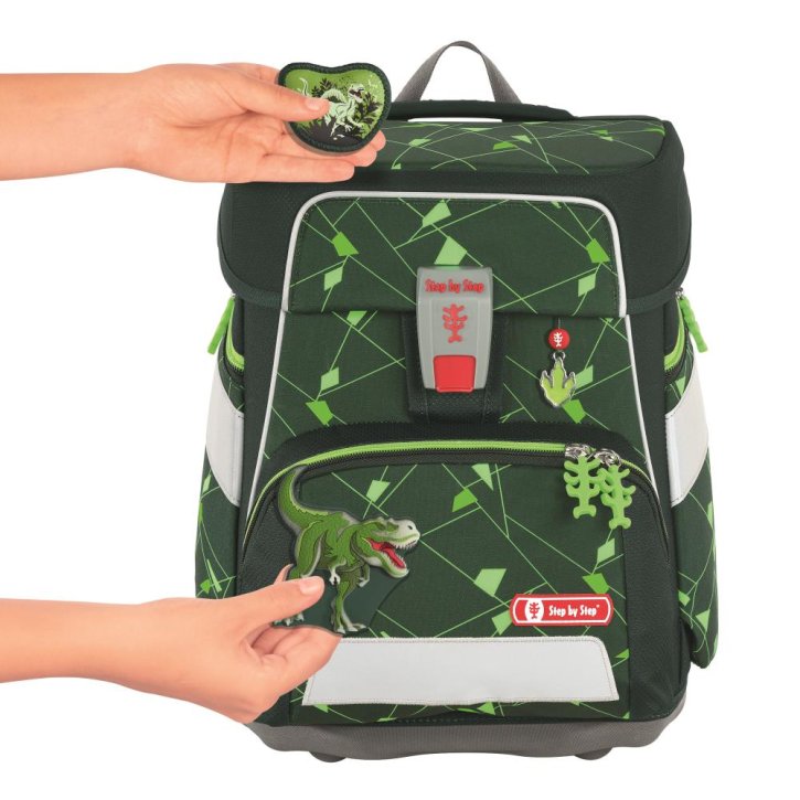 Step by Step Space Shine Schulranzen Set dino night