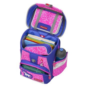 Step by Step Space Neon Schulranzen Set colorful Unicorn Jola