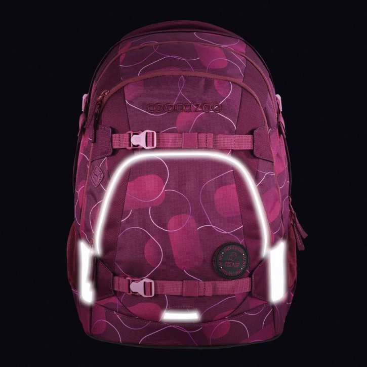 COOCAZOO MATE Schulrucksack berry bubbles