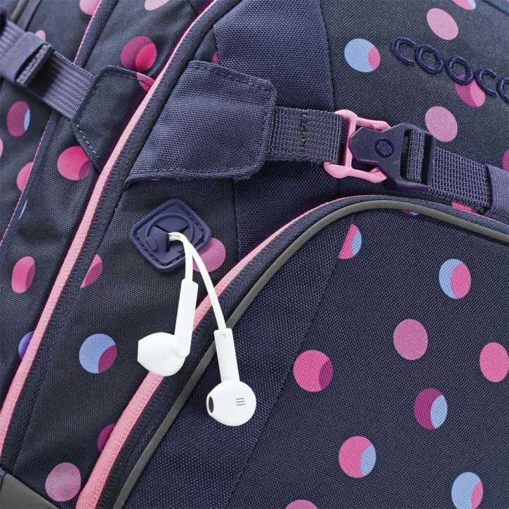 COOCAZOO MATE Schulrucksack reflective moons