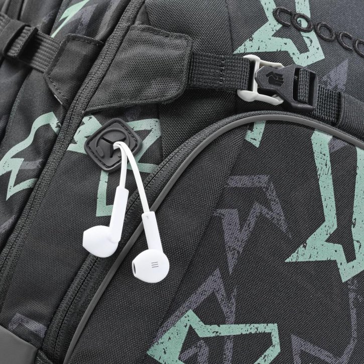 COOCAZOO MATE Schulrucksack reflective graffiti