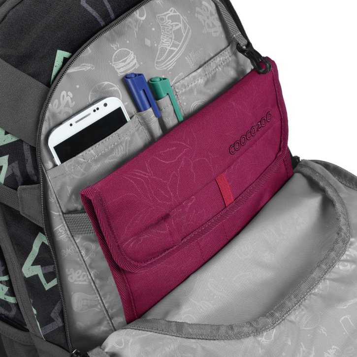 COOCAZOO MATE Schulrucksack reflective graffiti