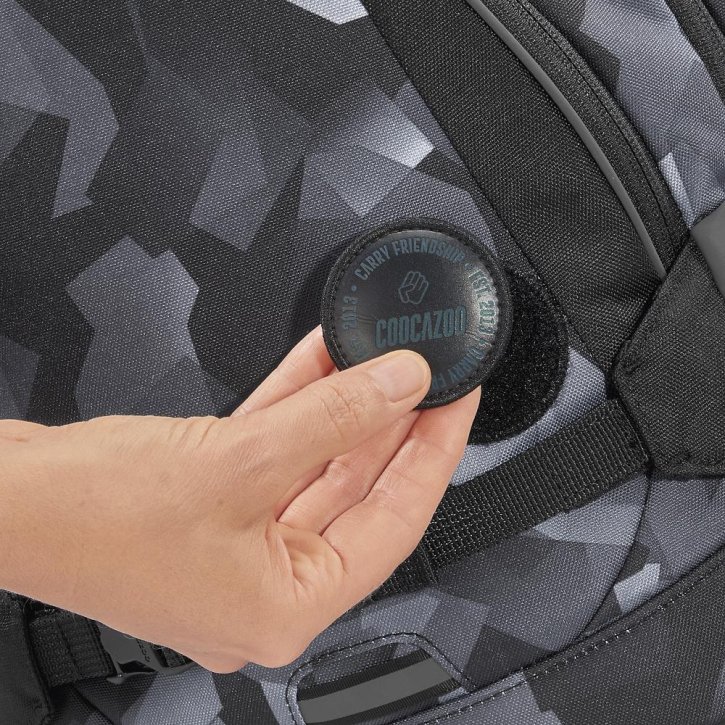 COOCAZOO MATE Schulrucksack grey rocks