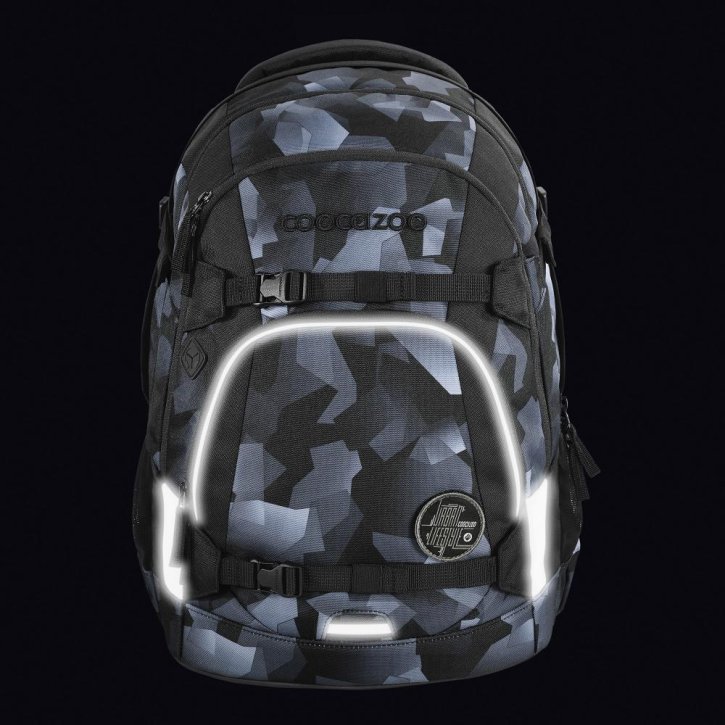 COOCAZOO MATE Schulrucksack grey rocks