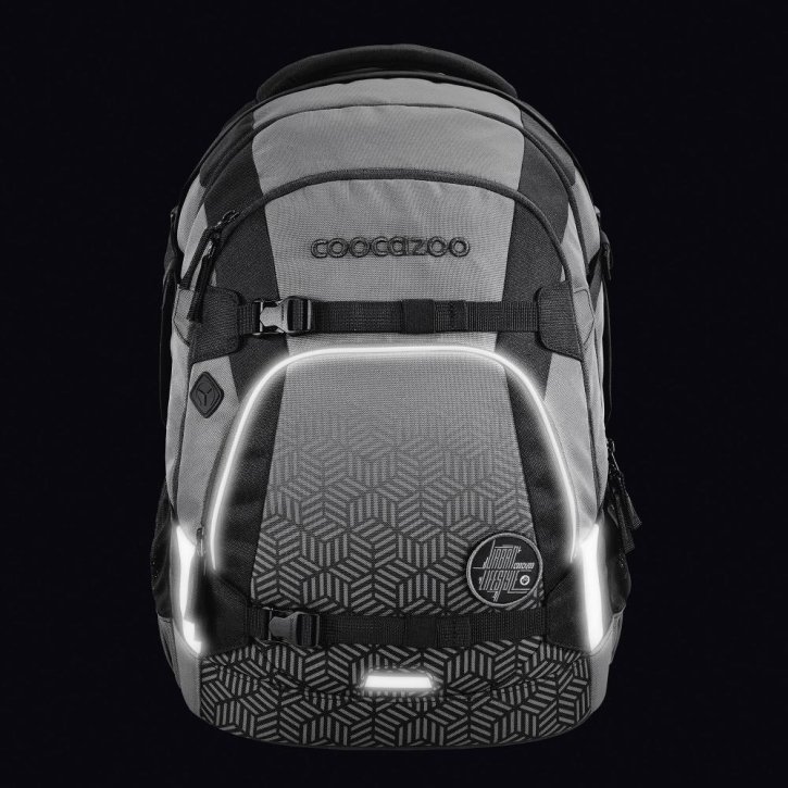 COOCAZOO MATE Schulrucksack black carbon