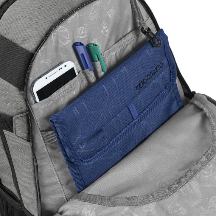 COOCAZOO MATE Schulrucksack black carbon