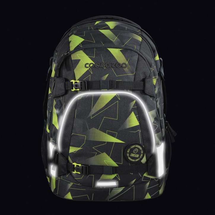 COOCAZOO MATE Schulrucksack lime flash
