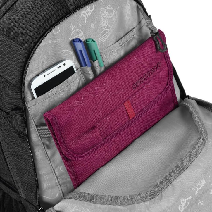 COOCAZOO MATE Schulrucksack black coal