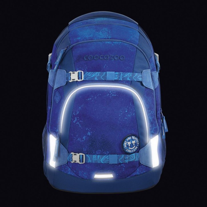 COOCAZOO MATE Schulrucksack blue wave