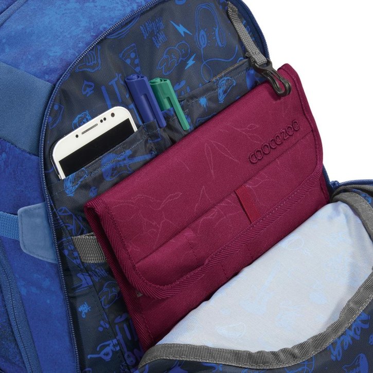 COOCAZOO MATE Schulrucksack blue wave
