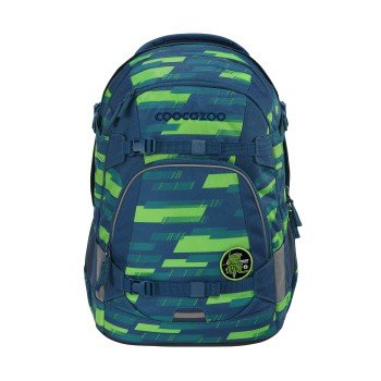 COOCAZOO MATE Schulrucksack lime stripe