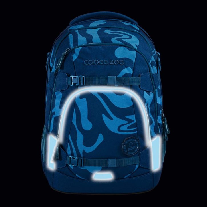 COOCAZOO MATE Schulrucksack breaking waves