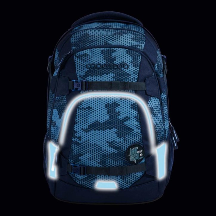 COOCAZOO MATE Schulrucksack geometric sky