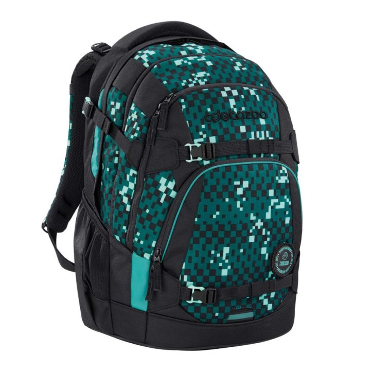 COOCAZOO MATE Schulrucksack pixel blox