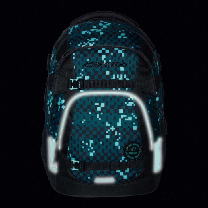 COOCAZOO MATE Schulrucksack pixel blox