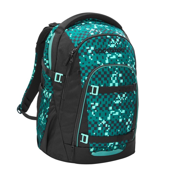 COOCAZOO MATE Schulrucksack pixel blox