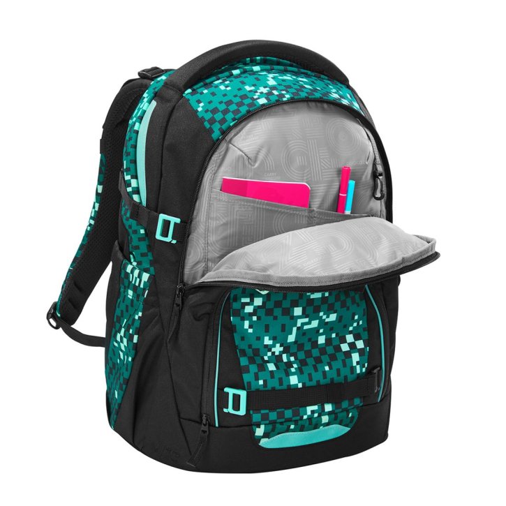COOCAZOO MATE Schulrucksack pixel blox