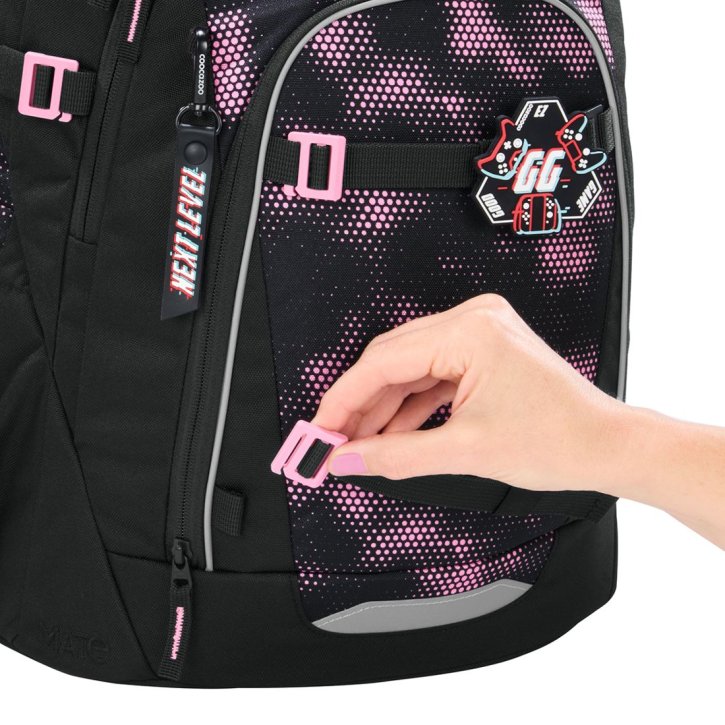 COOCAZOO MATE Schulrucksack pink illusion