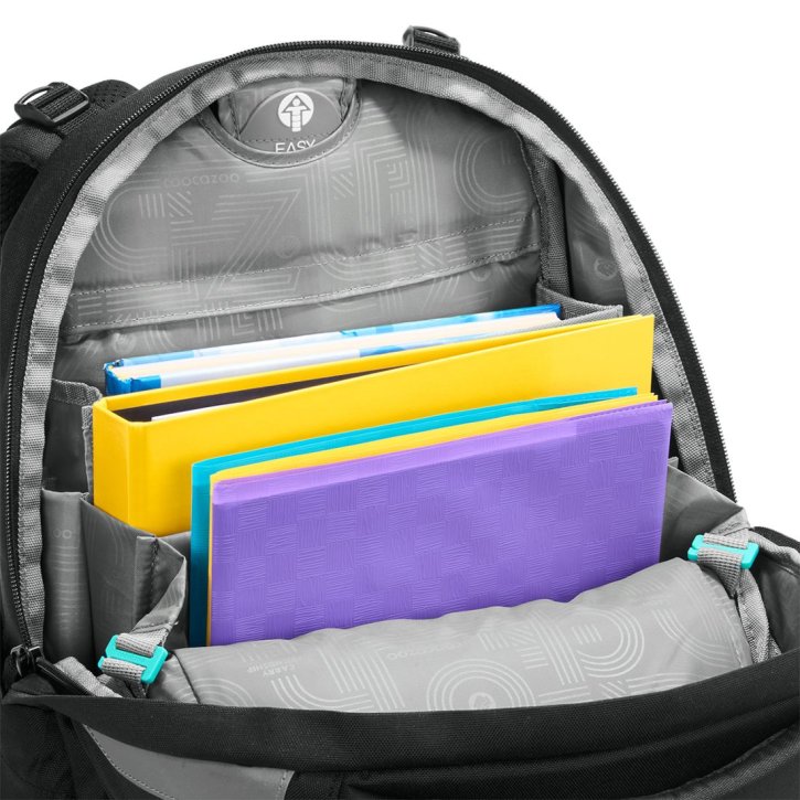 COOCAZOO MATE Schulrucksack black coal