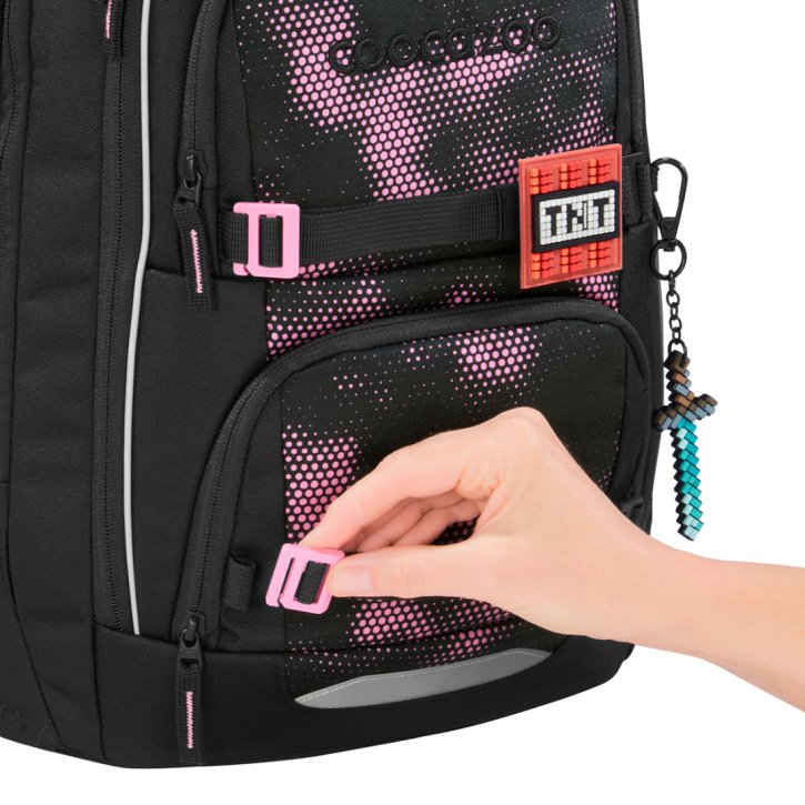 COOCAZOO PORTER Schulrucksack pink illusion