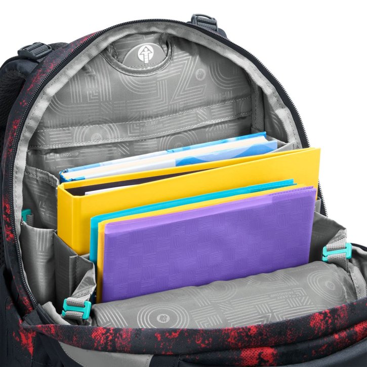 COOCAZOO MATE Schulrucksack broken black