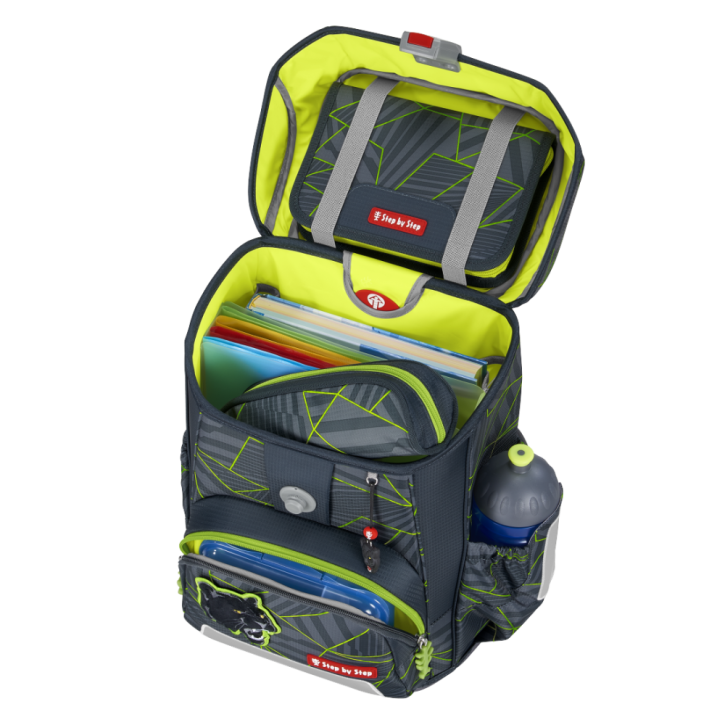 Step by Step Cloud Schulranzenset Dark Cat Chiko