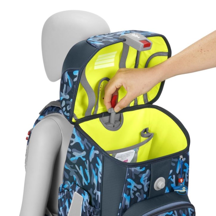 Step by Step Cloud Schulranzenset Police Truck Diego