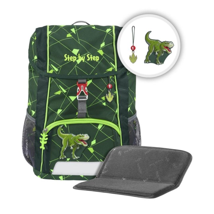 Step by Step KID SHINE Rucksack Set Dino Night Tyro