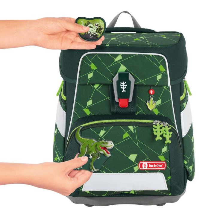 Step by Step Space Shine Schulranzen Set dino night tyro