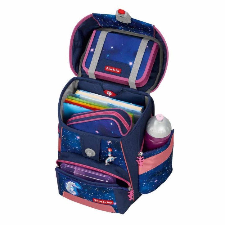 Step by Step SPACE REFLECT Schulranzen-Set star seahorse zoe