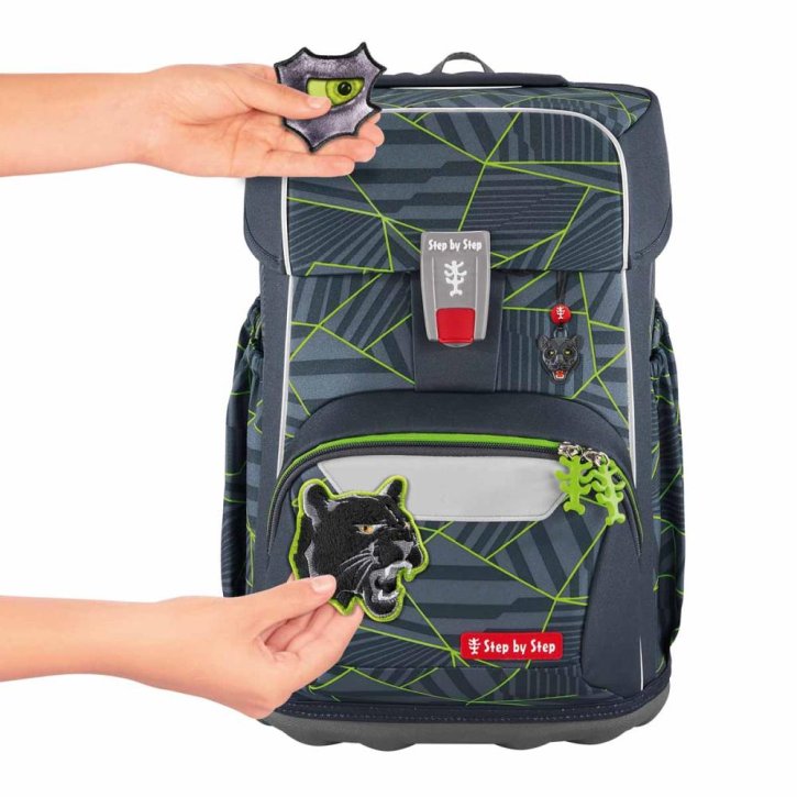 Step by Step GIANT Schulranzen-Set Dark Cat Chiko