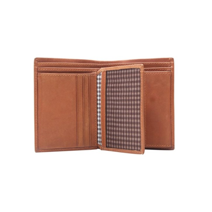 ESQUIRE CHICAGO kl. Hochformatbörse cognac