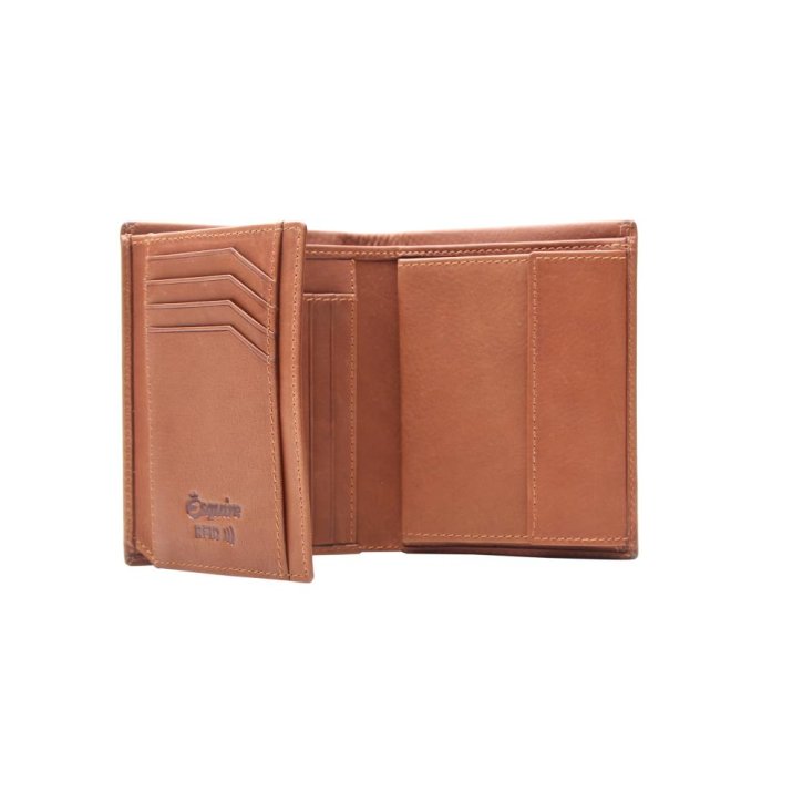 ESQUIRE CHICAGO Hochformatbörse cognac