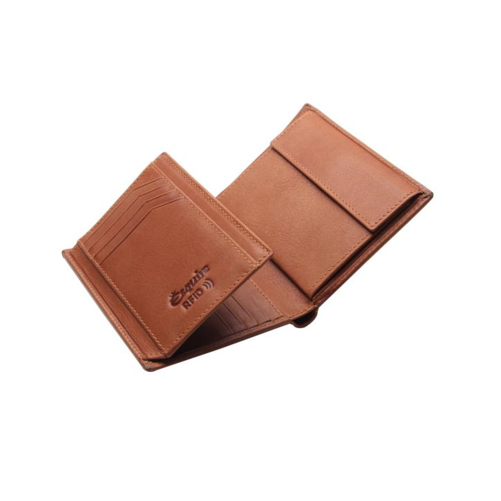 ESQUIRE CHICAGO Hochformatbörse cognac