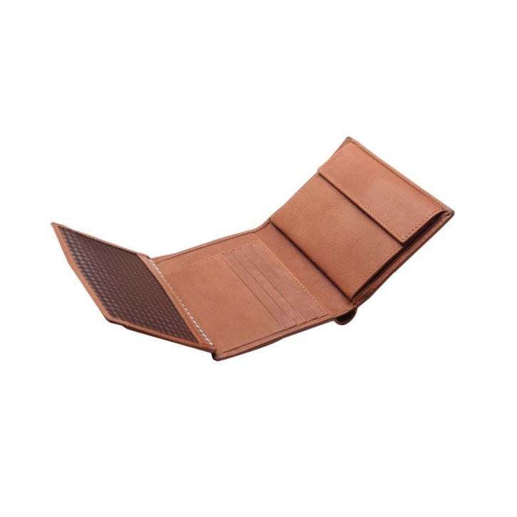 ESQUIRE CHICAGO Hochformatbörse cognac