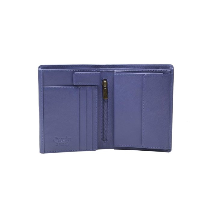 ESQUIRE PERU Hochformatbörse RFID n.blau