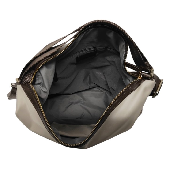 MANDARINA DUCK HUNTER Hobo backpack whitecap gray