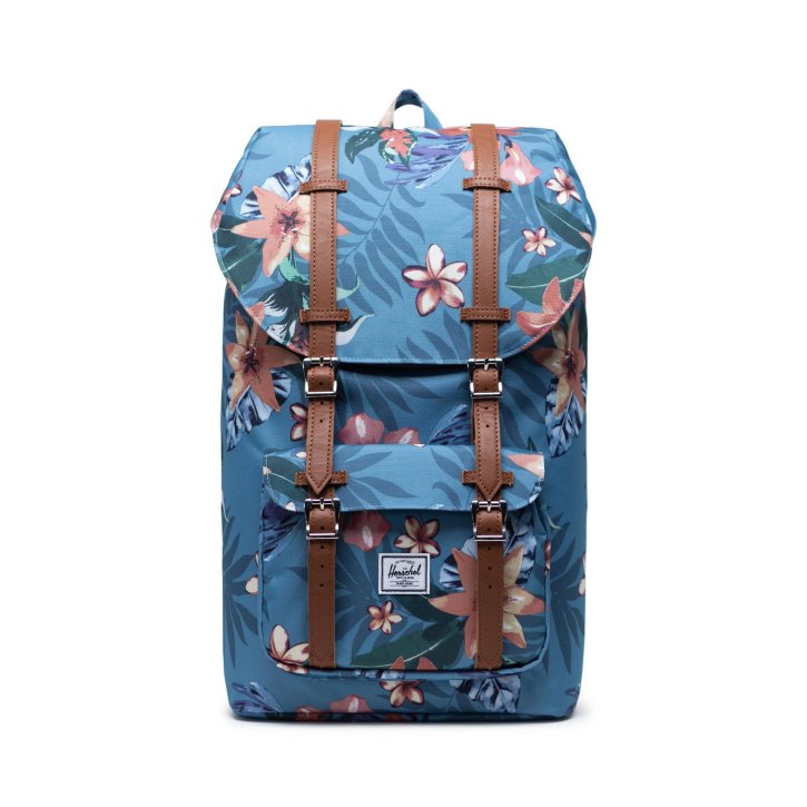 HERSCHEL LITTLE AMERICA CLASSIC Rucksack summer floral heaven blue