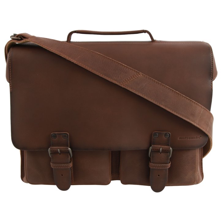 JACOB Aktentasche vintage tan