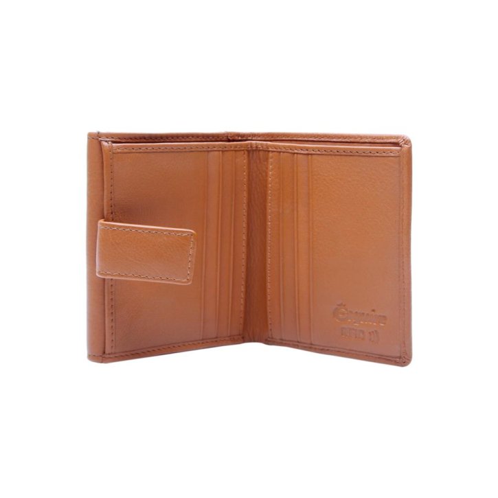 ESQUIRE Damenbörse PERU cognac RFID