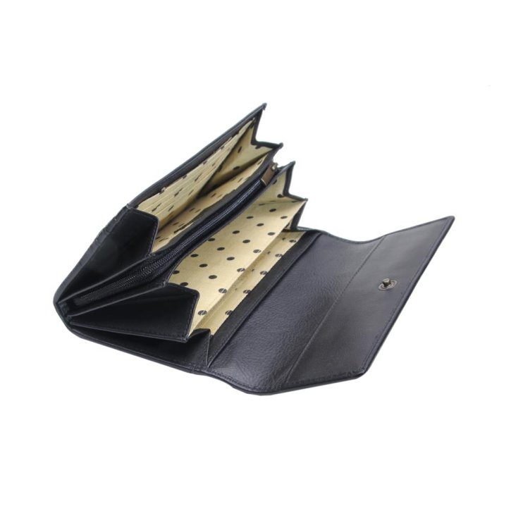 ESQUIRE Damenbörse  PERU schwarz RFID